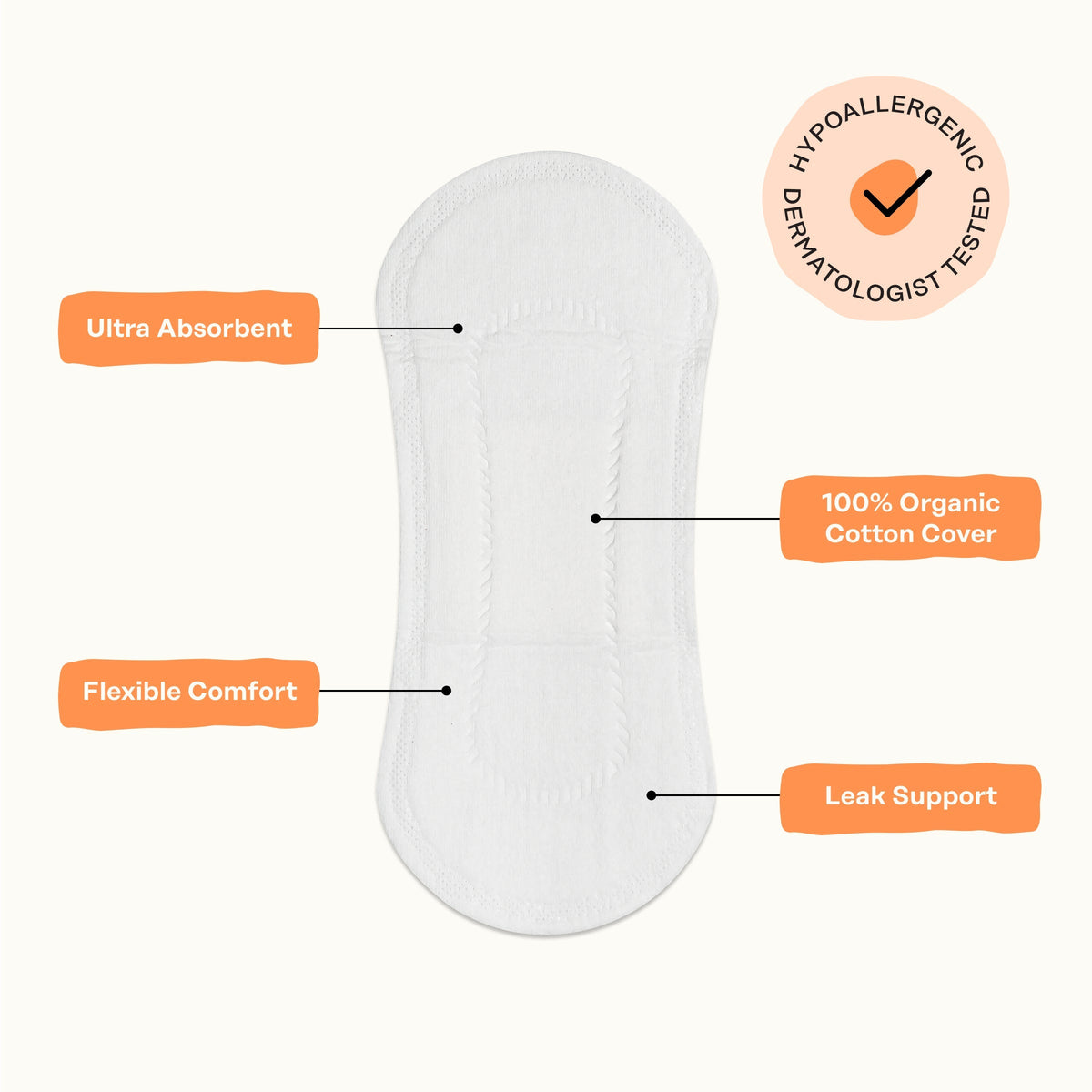 Organic Cotton Comfort Cover Regular Liners