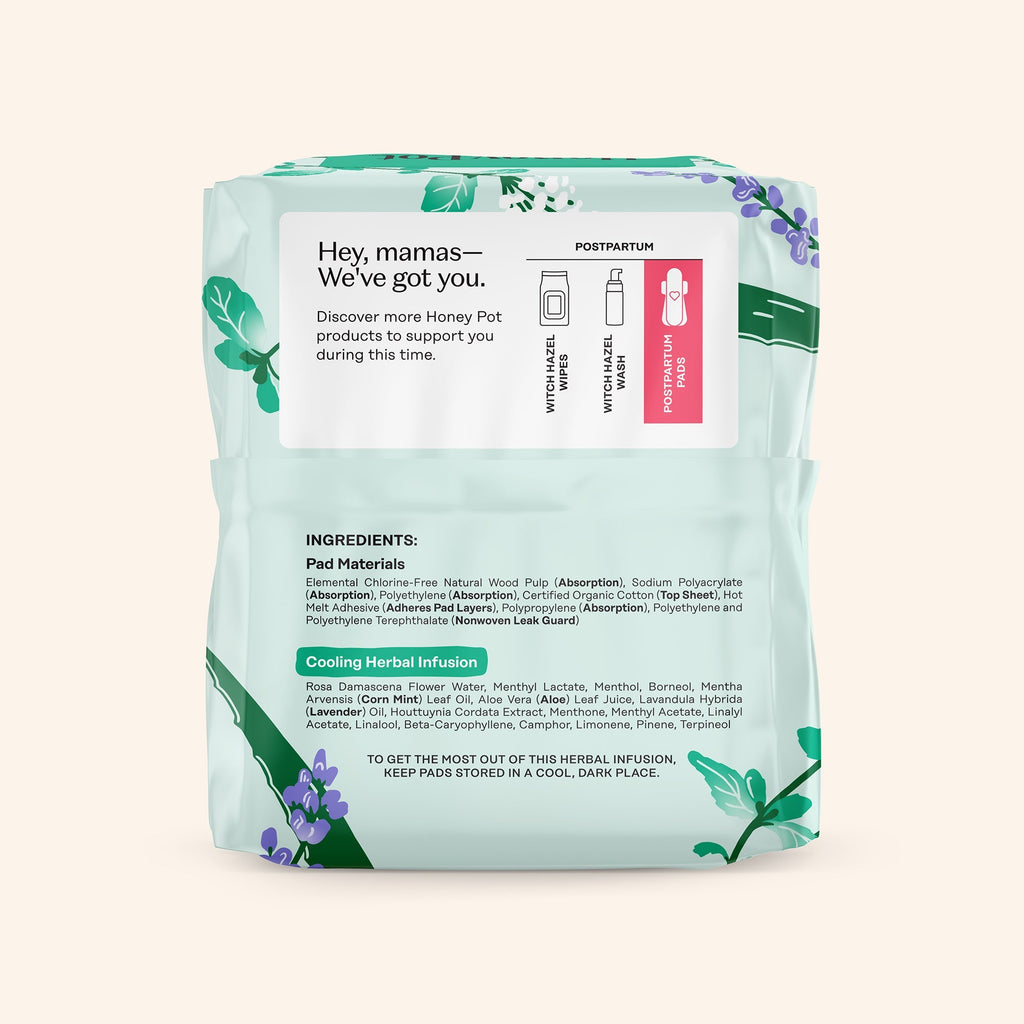 Organic Cotton Cover Post-Partum Pads