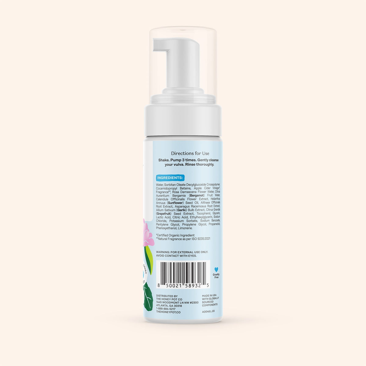 Sensitive with Rosewater Intimate Wash